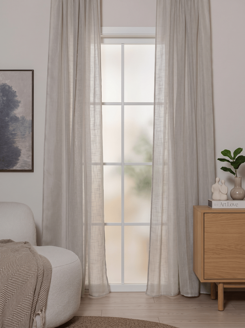 Gardin Stella 140x250 cm - Linen - Textil & mattor - Gardiner - Gardinlängder - Veckbandslängder