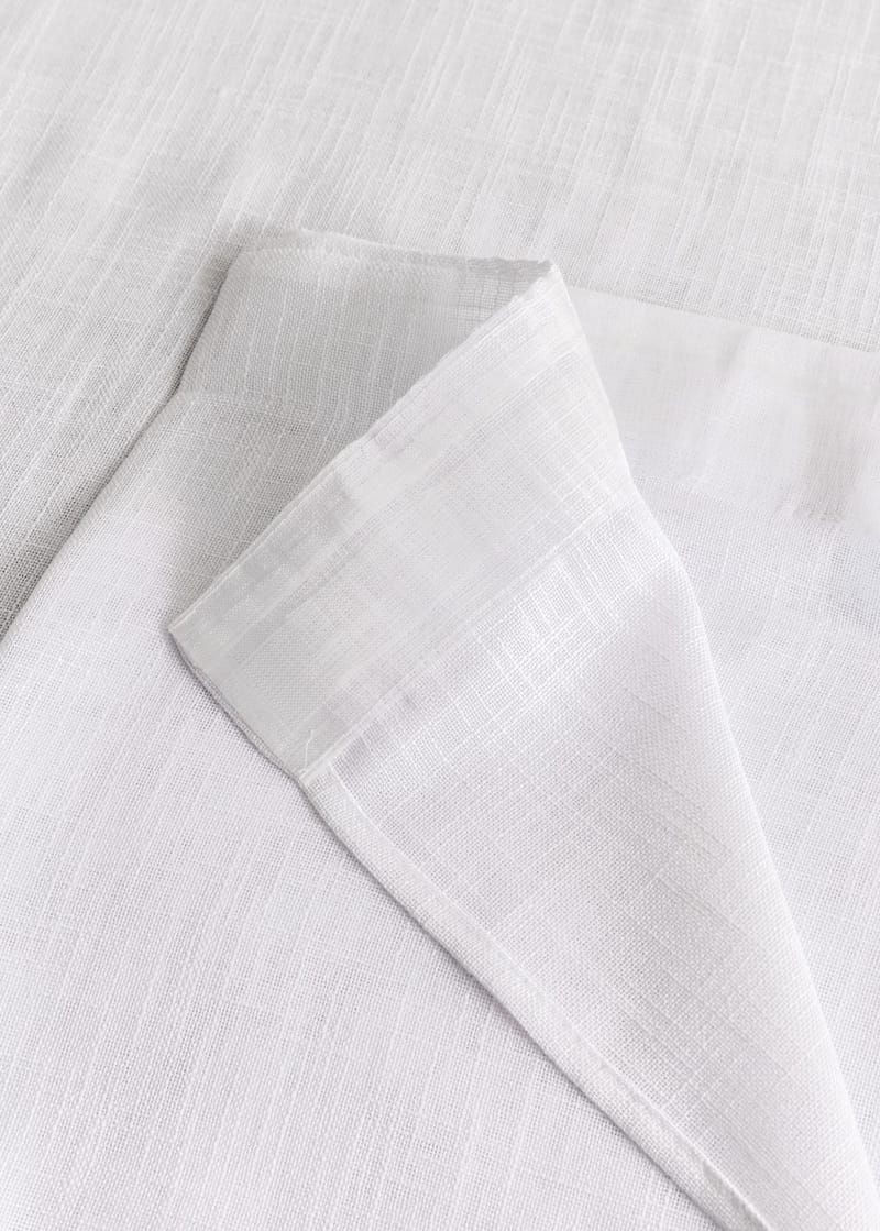 Gardin Stella 140x250 cm - White - Textil & mattor - Gardiner - Gardinlängder - Veckbandslängder