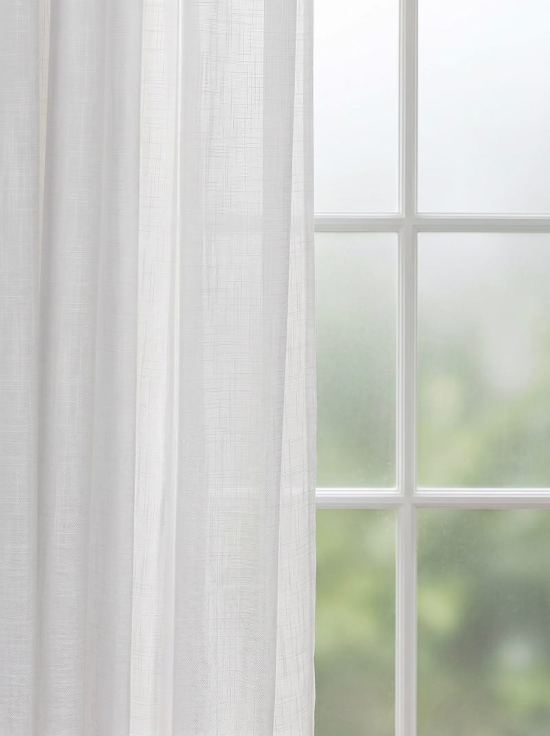 Gardin Stella 140x250 cm - White - Textil & mattor - Gardiner - Gardinlängder - Veckbandslängder
