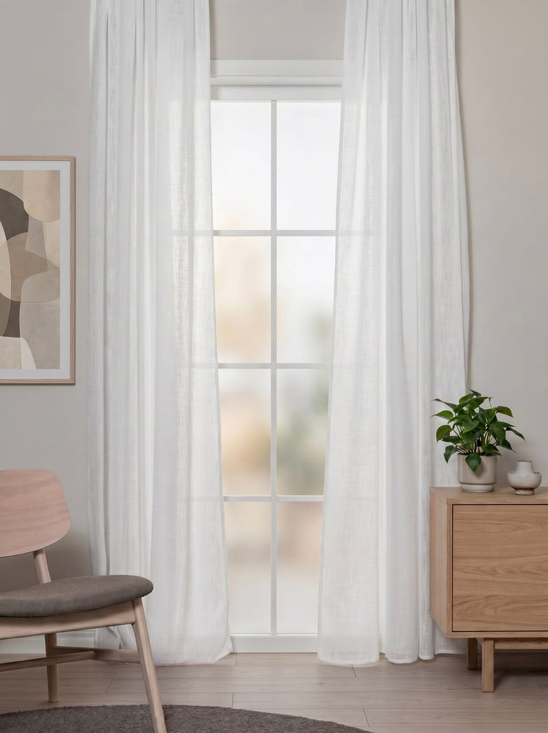 Gardin Stella 140x250 cm, White
