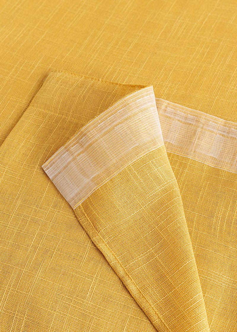 Gardin Stella 140x250 cm - Yellow - Textil & mattor - Gardiner - Gardinlängder - Veckbandslängder
