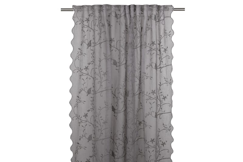 Gardinlängd Bird 130x250 - Grå - Textil & mattor - Gardiner - Gardinlängder - Hanklängd