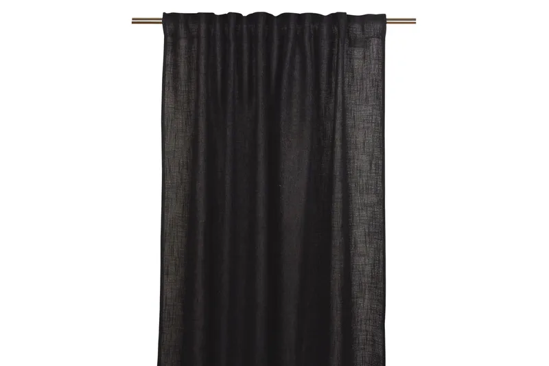 Brooklyn Gardinlängd 140x280 cm - Svart - Textil & mattor - Gardiner - Gardinlängder - Hanklängd