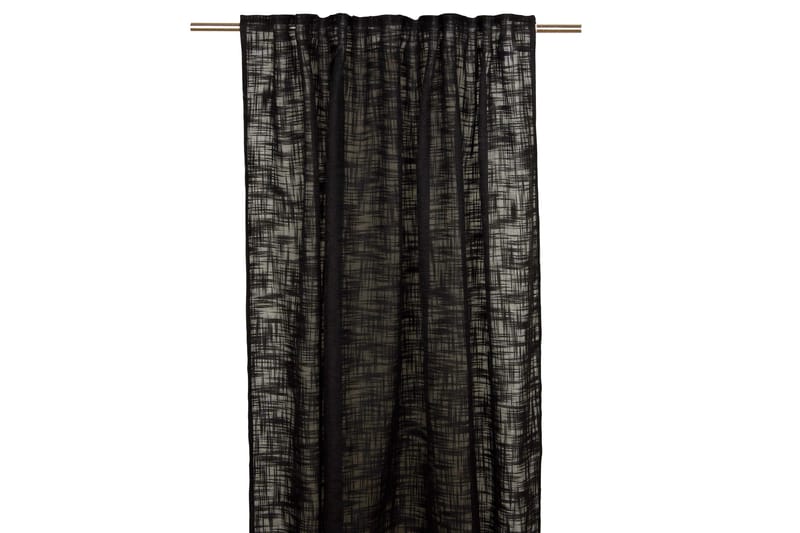 Gardinlängd Jeff 135x280 - Svart - Textil & mattor - Gardiner - Gardinlängder - Hanklängd