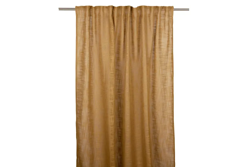 Jeff Gardinlängd 140x240 cm, Mörkbeige