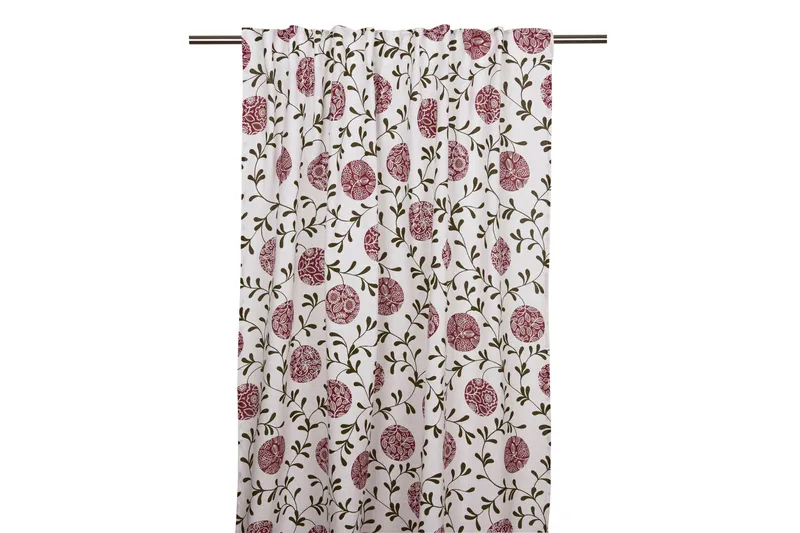 Noel Gardinlängd 120x245 cm, Vit