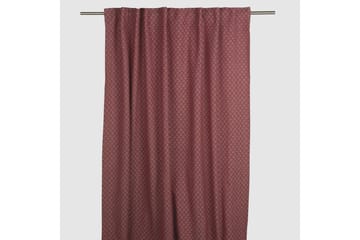 Gardinlängd Trine 135x250 cm Röd - Fondaco - Textil & mattor - Gardiner - Gardinlängder - Hällängder