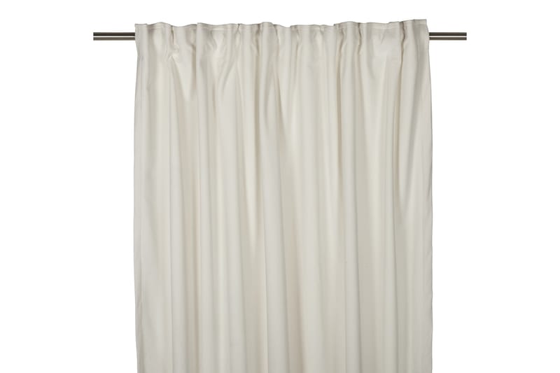 Sammetsgardin Velvet Multibandslängd 2-pack 280 cm Offwhite - Fondaco - Textil & mattor - Gardiner - Gardinlängder - Hanklängd