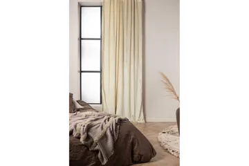 Mary Gardin 135x250 cm - Beige - Textil & mattor - Gardiner - Gardinlängder - Kanallängd