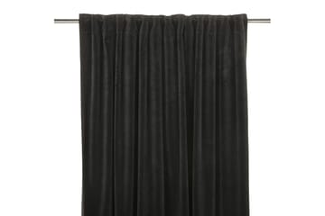 Sammetsgardin Velvet Multibandslängd 2-pack 280 cm Svart