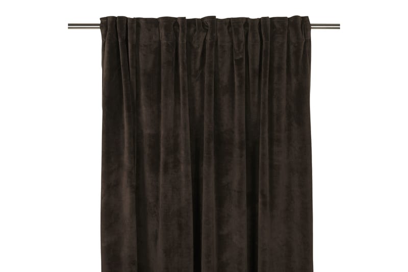 Sammetsgardin Velvet Multibandslängd 2-pack 280 cm Kaffe - Fondaco - Hanklängd Sammetsgardin Velvet Multibandslängd 2-pack 280 cm Kaffe - Fondaco - Hanklängd