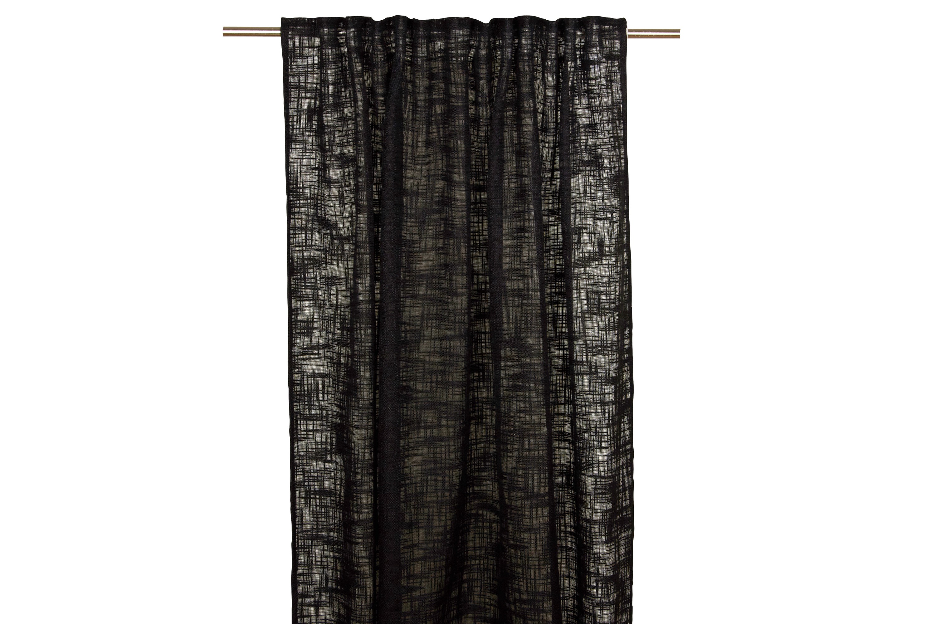 Gardinlängd Jeff 135x240 Svart