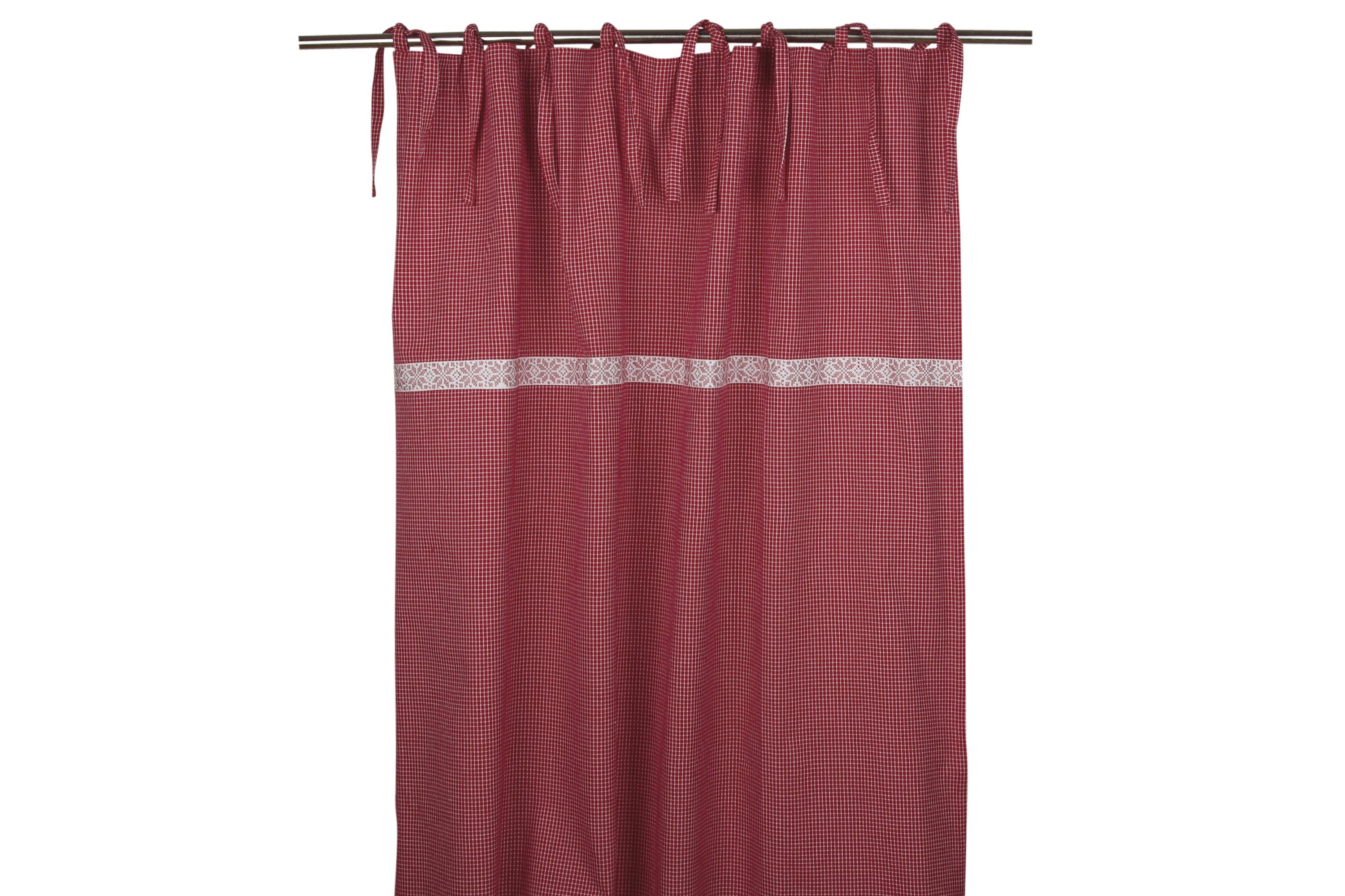 Gardinlängd Lovis 120x250 Röd