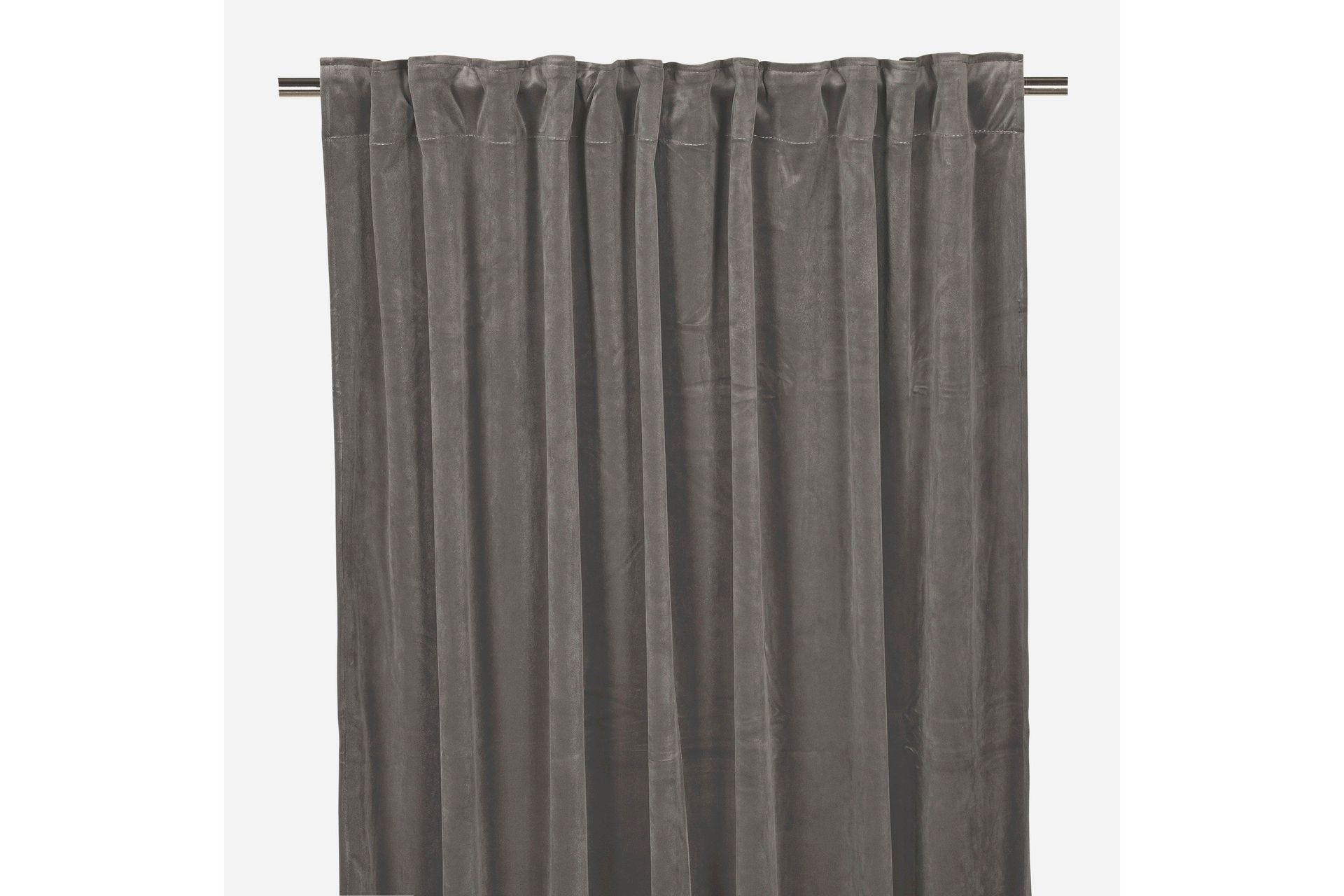 Velvet Gardinlängd 140x280 cm - Grafitgrå