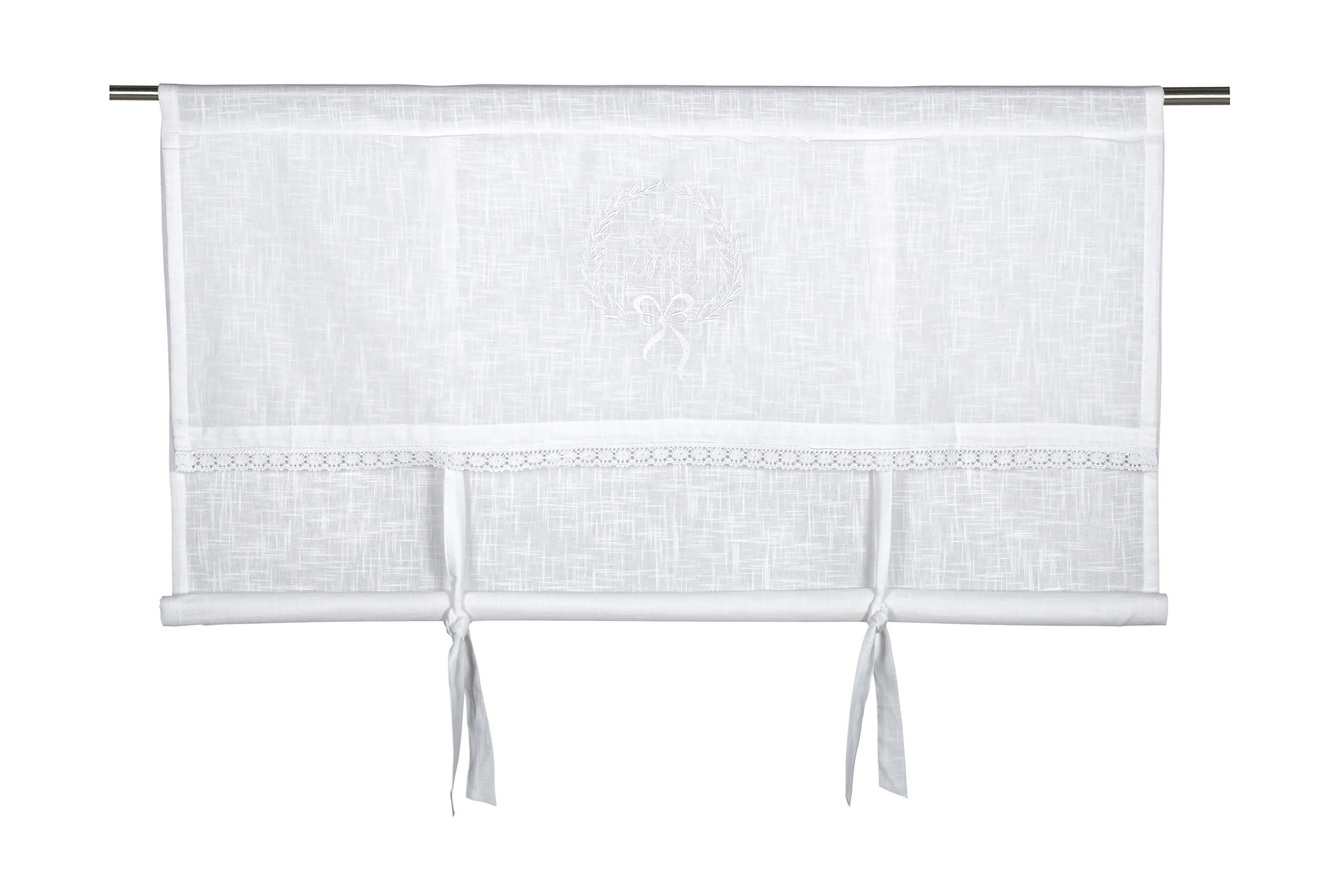 Hissgardin Emmy 160x100 cm Vit Fondaco