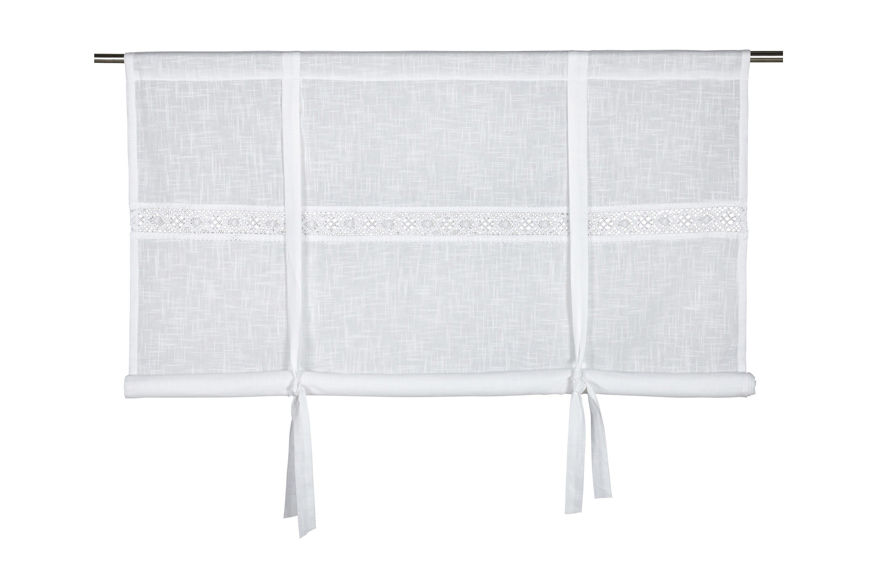 Hissgardin Sanna 120x120 cm Vit Fondaco