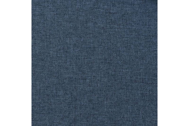 Mörkläggningsgardin med öljetter linnelook 2 st blå 140x175c - Blå - Mörkläggningsgardiner