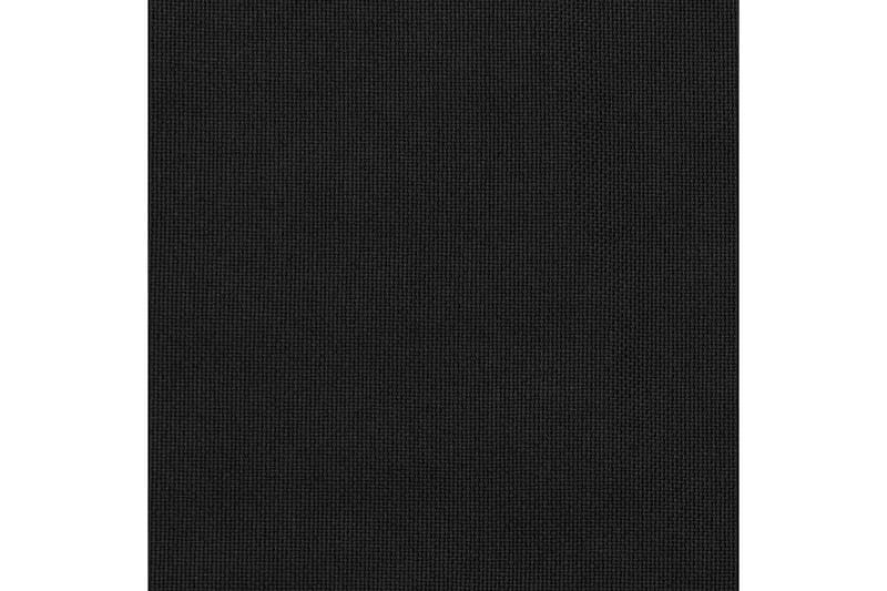Mörkläggningsgardin med öljetter linnelook 2 st svart 140x22 - Svart - Mörkläggningsgardiner