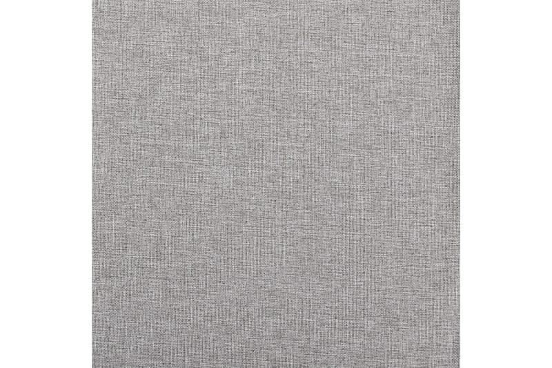 Mörkläggningsgardin med öljetter linnelook 2 st grå 140x245c - Grå - Mörkläggningsgardiner