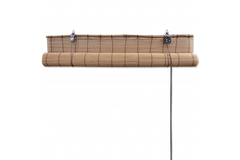 Rullgardin bambu 100x160 cm brun - Natur/Brun - Rullgardin