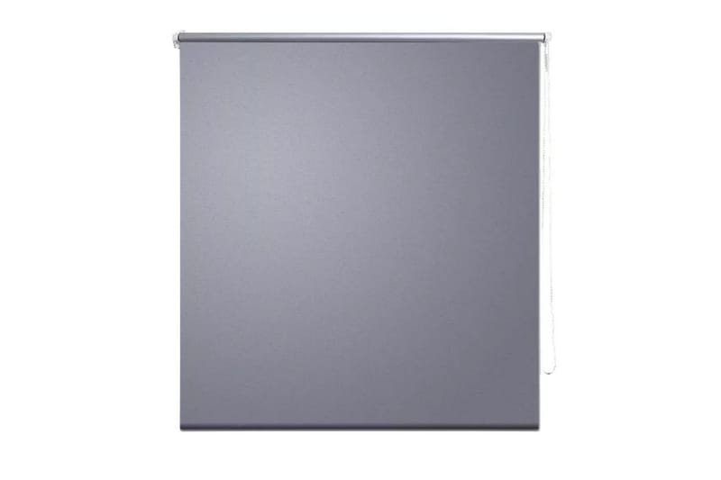 Rullgardin grå 160x175 cm mörkläggande - Grå - Rullgardin