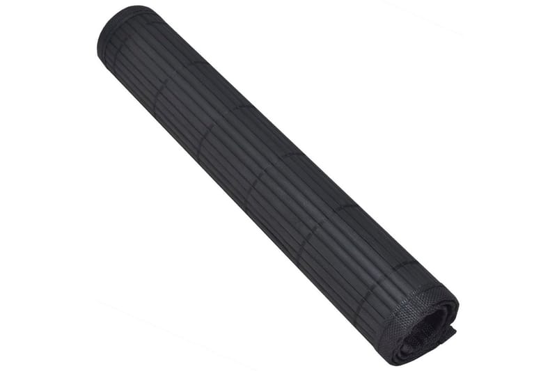 6 Bordstabletter i bambu 30x45 cm svart - Svart - Bordsunderlägg - Bordstablett - Kökstextil