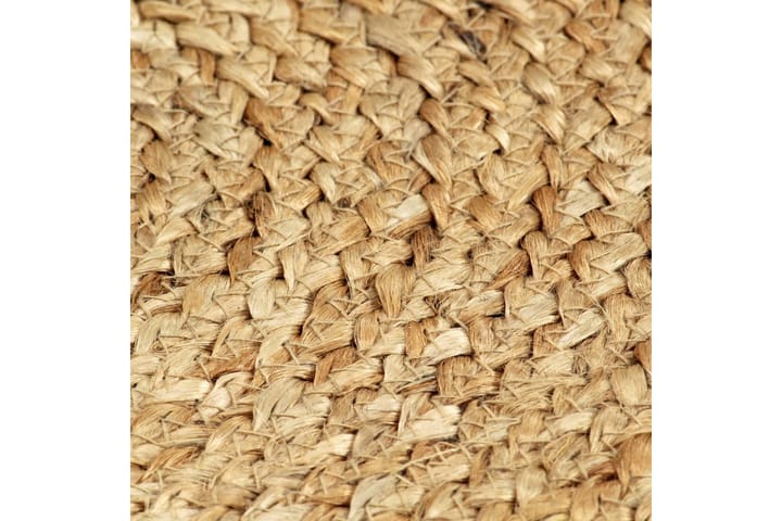 Bordstabletter 6 st naturlig 38 cm rund jute - Brun - Bordsunderlägg - Kökstextil - Bordstablett