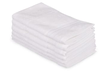 Handduk Hobby 30x50 cm 6-pack - Vit - Textil & mattor - Kökstextil