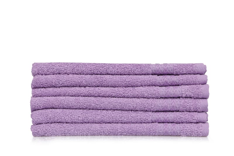 Handduk Hobby 30x50 cm 6-pack - Ljuslila - Textil & mattor - Kökstextil