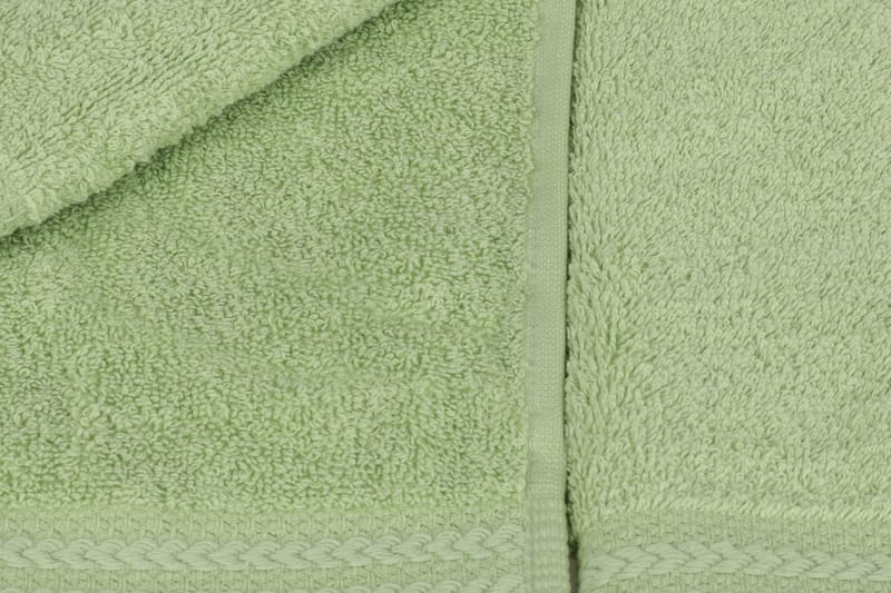 Handduk Hobby 30x50 cm 6-pack - Grön - Badrumstextil - Handdukar