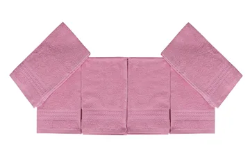 Hobby Handduk 30x50 cm 6-pack - Rosa - Textil & mattor - Badrumstextil - Handdukar