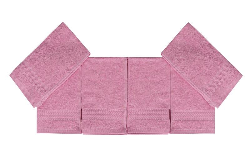 Hobby Handduk 30x50 cm 6-pack - Rosa - Textil & mattor - Badrumstextil - Handdukar