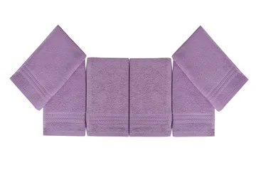 Hobby Handduk 30x50 cm 6-pack - Ljuslila - Textil & mattor - Badrumstextil - Handdukar