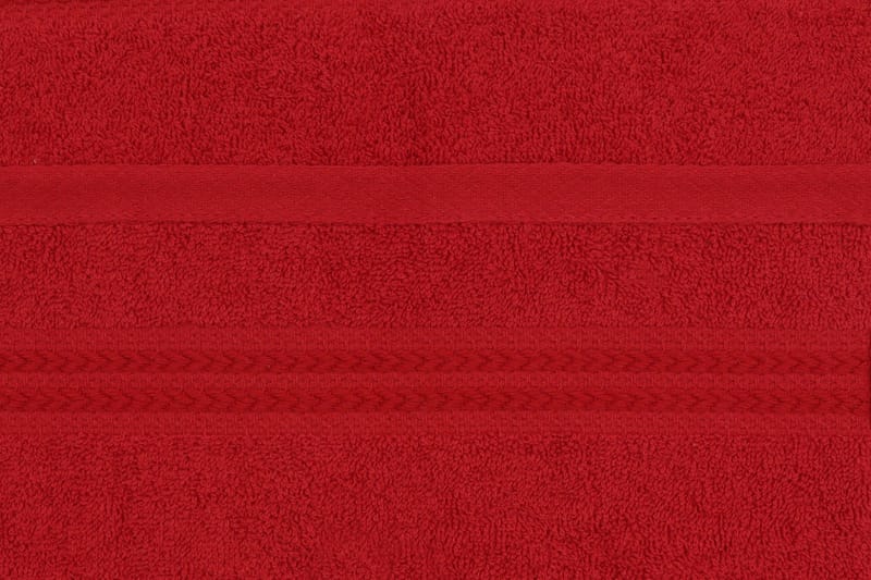 Hobby Handduk 30x50 cm 6-pack - Röd - Textil & mattor - Badrumstextil - Handdukar