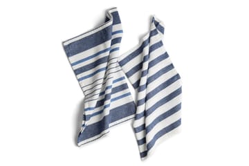 Kökshandduk KL T Stripe 40x60 cm 2-pack Marinblå - Kosta Linnewäfveri - Textil & mattor - Kökstextil