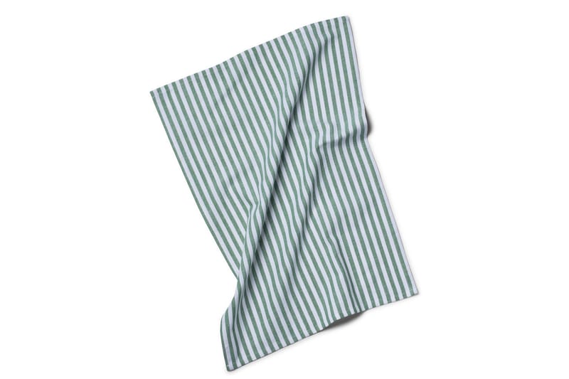 Kökshandduk KL T Stripe 40x60 cm Grön - Kosta Linnewäfveri - Textil & mattor - Kökstextil