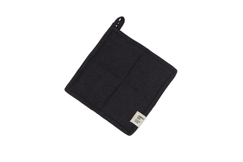 Vide Grytlapp 20x20 cm, Svart