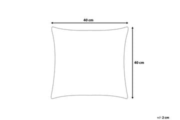Trädgårdskudde Anchuelo 2-pack 40x40 cm - Gul - Textil & mattor - Kudde & kuddfodral - Kudde utomhus