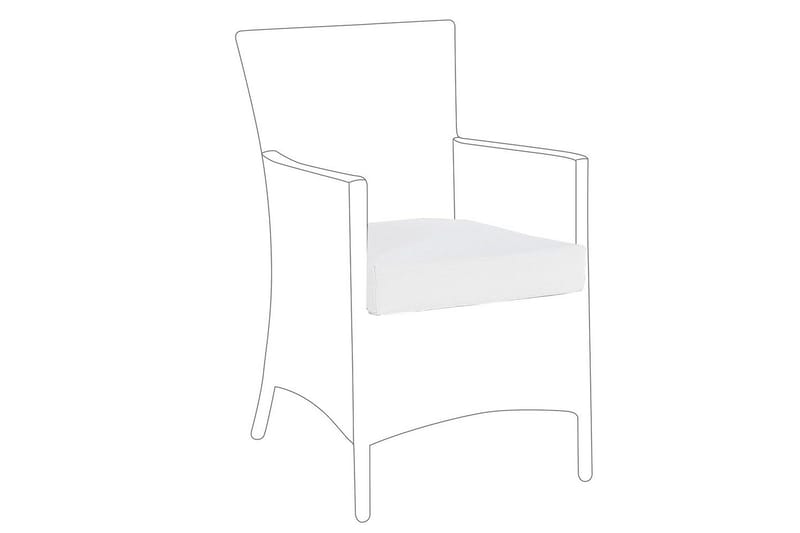 Kuddfodral Italy Vit, Vit