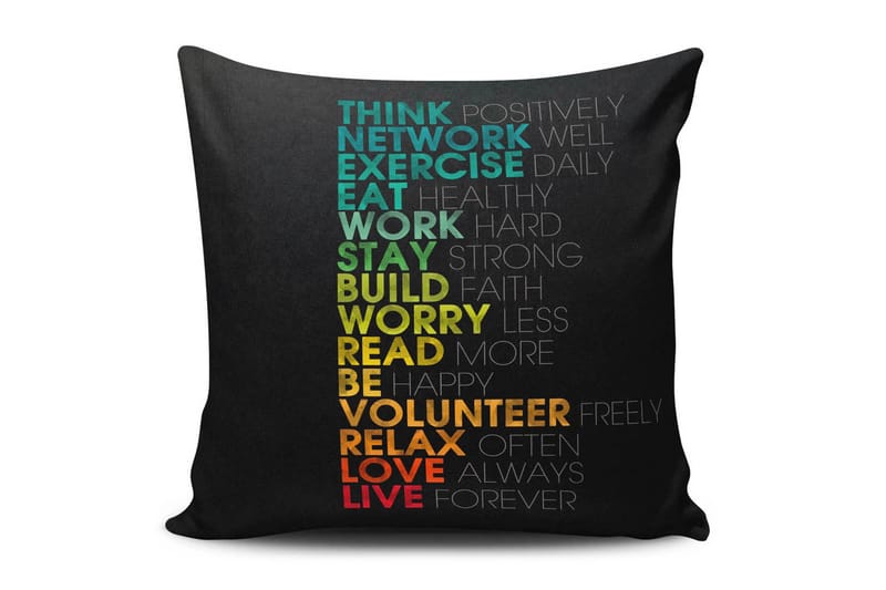 Kuddfodral Cushion Love 45x45 cm - Flerfärgad - Textil & mattor - Kudde & kuddfodral - Kuddfodral