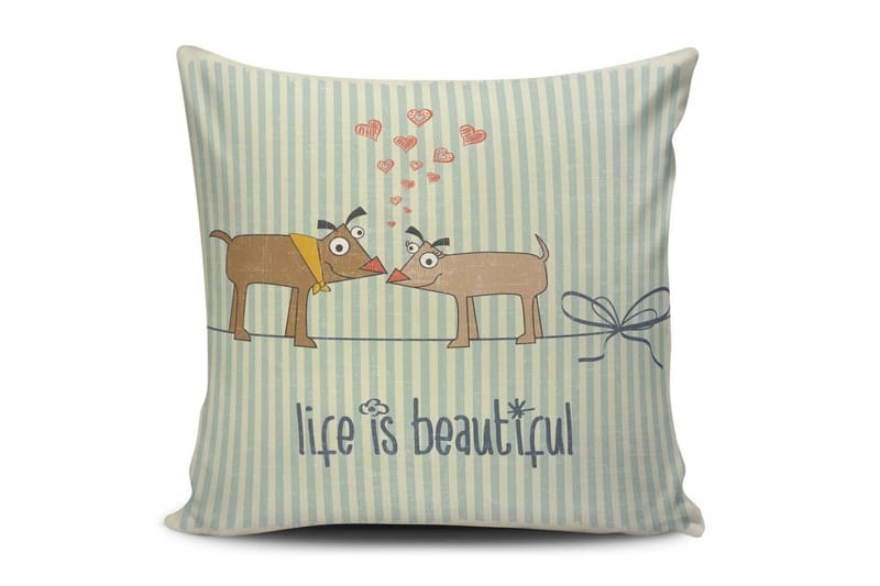 Kuddfodral Cushion Love 45x45 cm - Flerfärgad - Textil & mattor - Kudde & kuddfodral - Kuddfodral