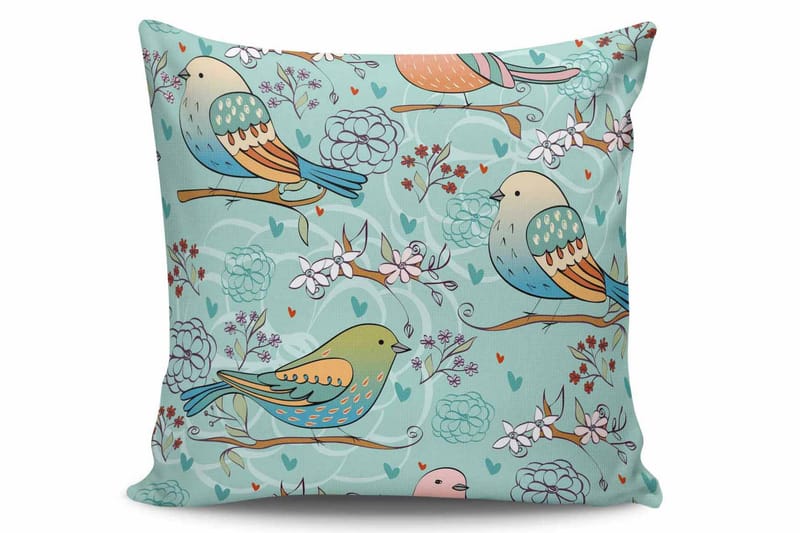 Kuddfodral Kissy 45x45 cm - Flerfärgad - Textil & mattor - Kudde & kuddfodral - Kuddfodral