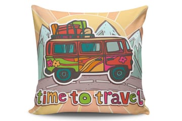 Kuddfodral Kissy 45x45 cm - Flerfärgad - Textil & mattor - Kudde & kuddfodral - Kuddfodral