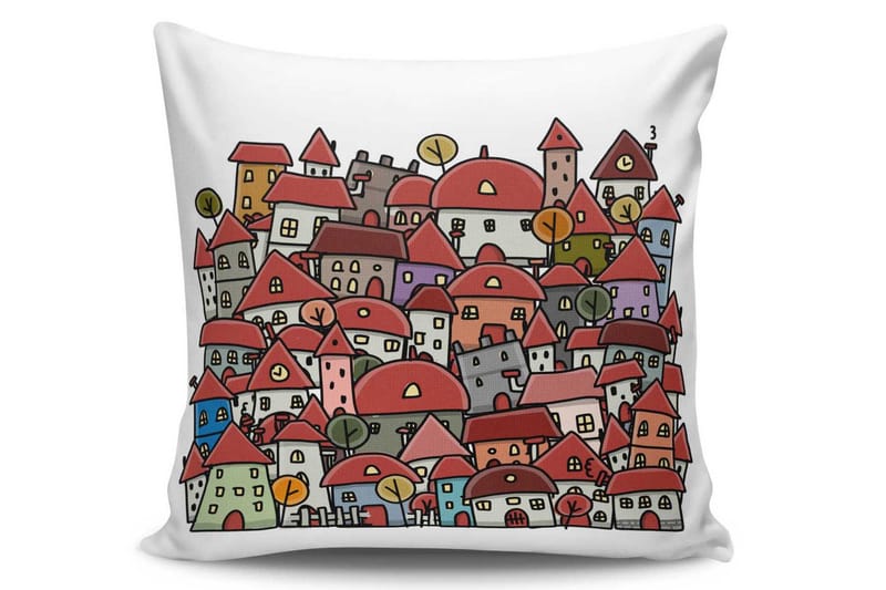 Kuddfodral Kissy 45x45 cm - Flerfärgad - Textil & mattor - Kudde & kuddfodral - Kuddfodral