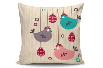 Kuddfodral Kissy 45x45 cm - Flerfärgad - Textil & mattor - Kudde & kuddfodral - Kuddfodral