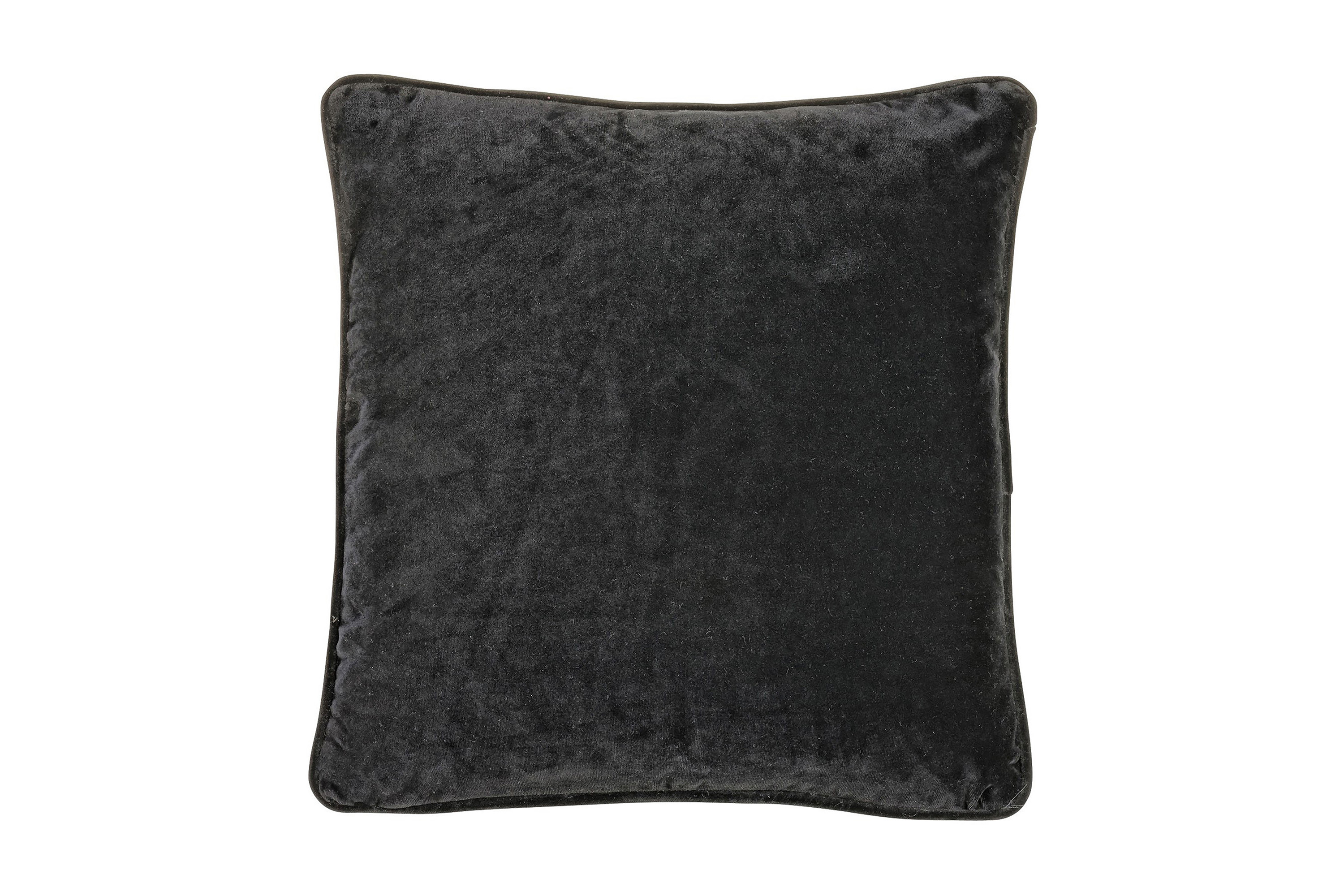 Kuddfodral Velvet 45x45 cm Sammet Svart Fondaco