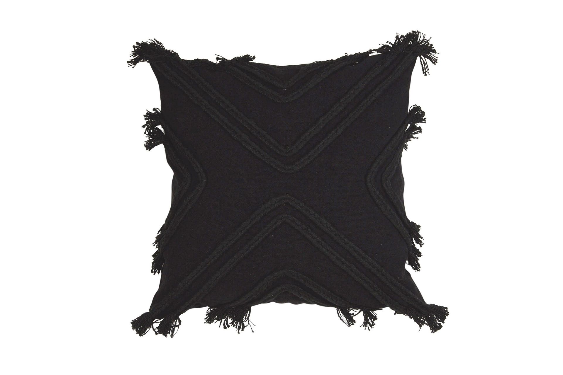Rope Kuddfodral 48x48 cm - Svart