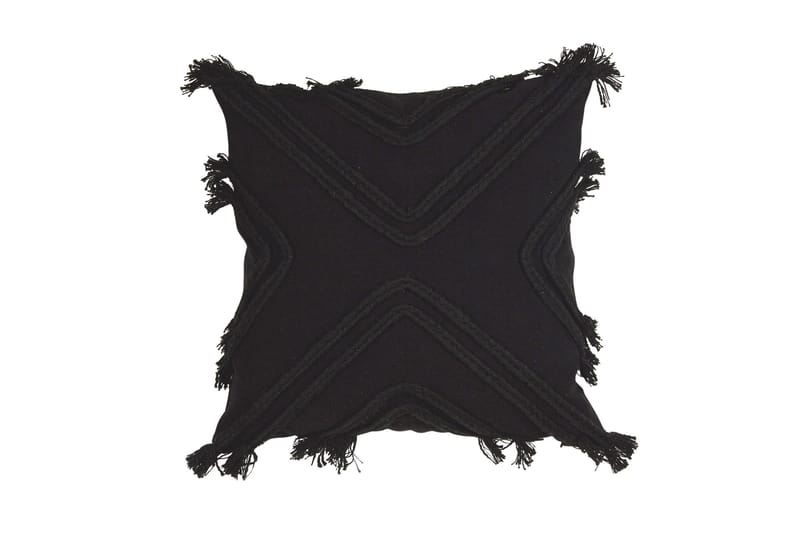 Rope Kuddfodral 48x48 cm, Svart