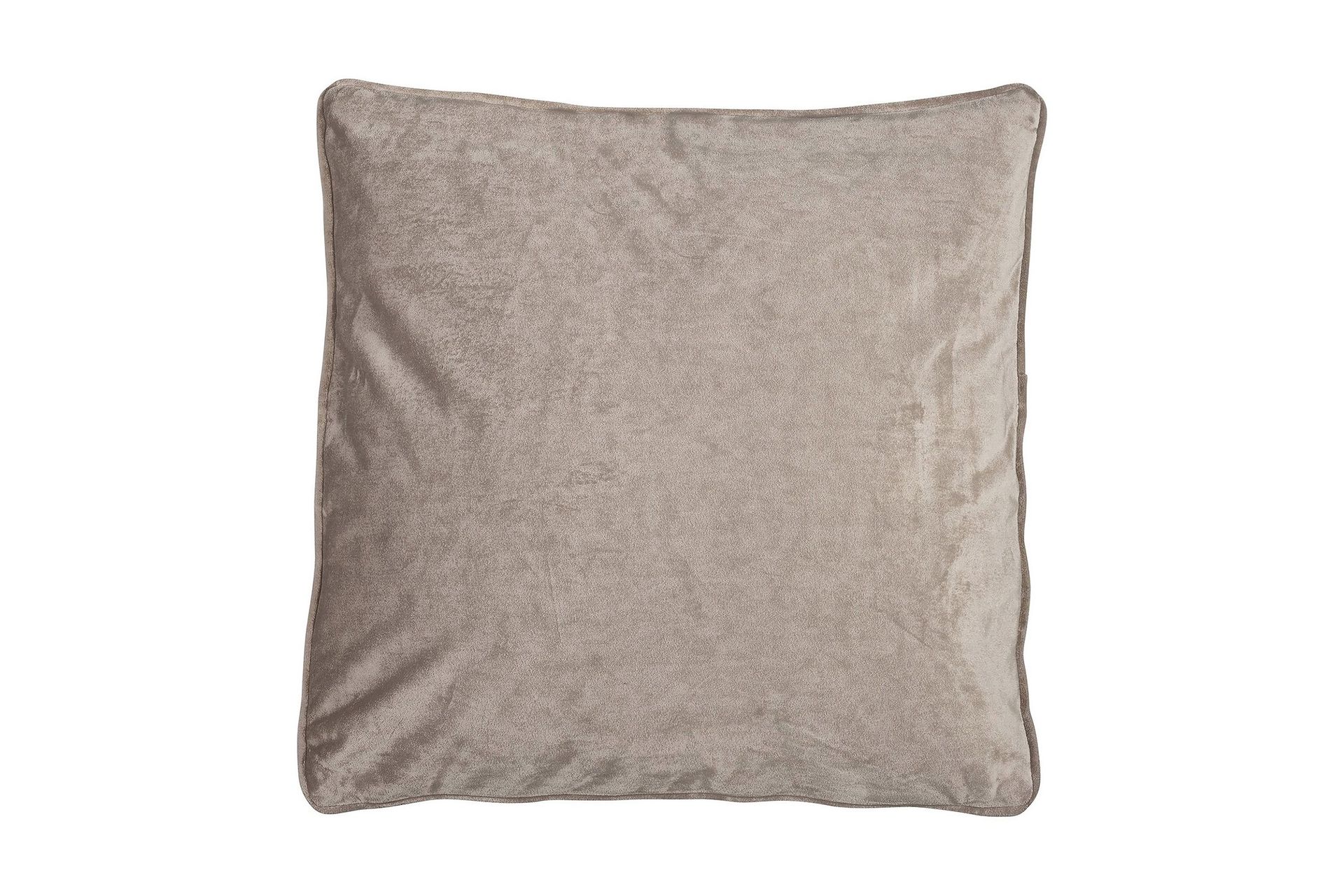 Sameta Kuddfodral 45x45 cm Sammet - Grå/Beige