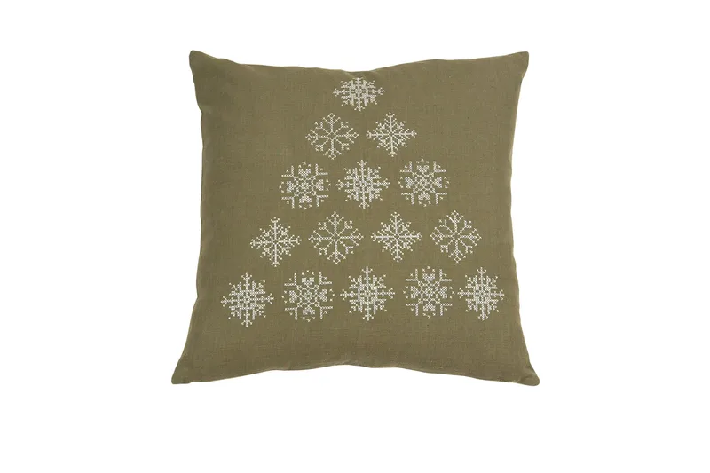 Gran Kuddfodral 48x48 cm, Grön